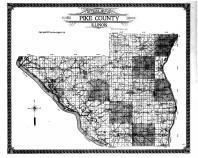 Pike County Outline Map, Pike County 1912 Microfilm